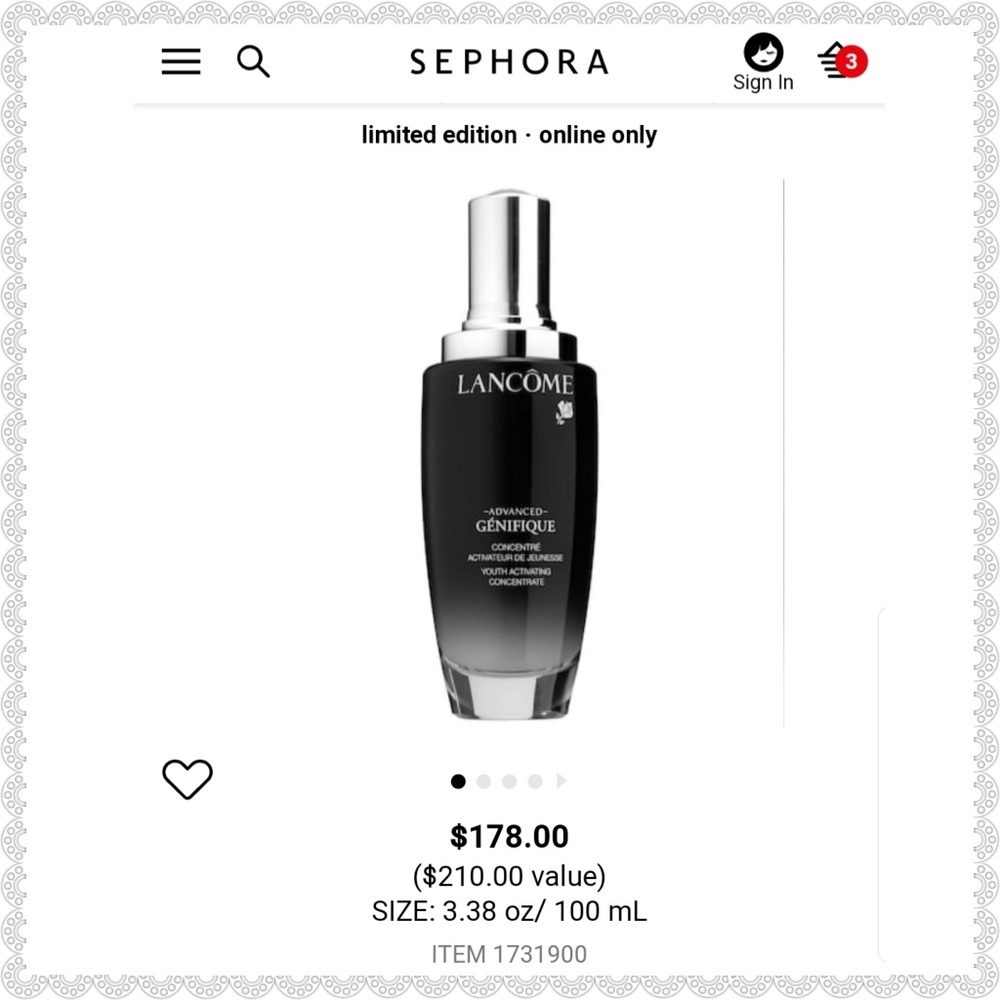 ❤️NEW❤️Lancôme Advanced Génifique